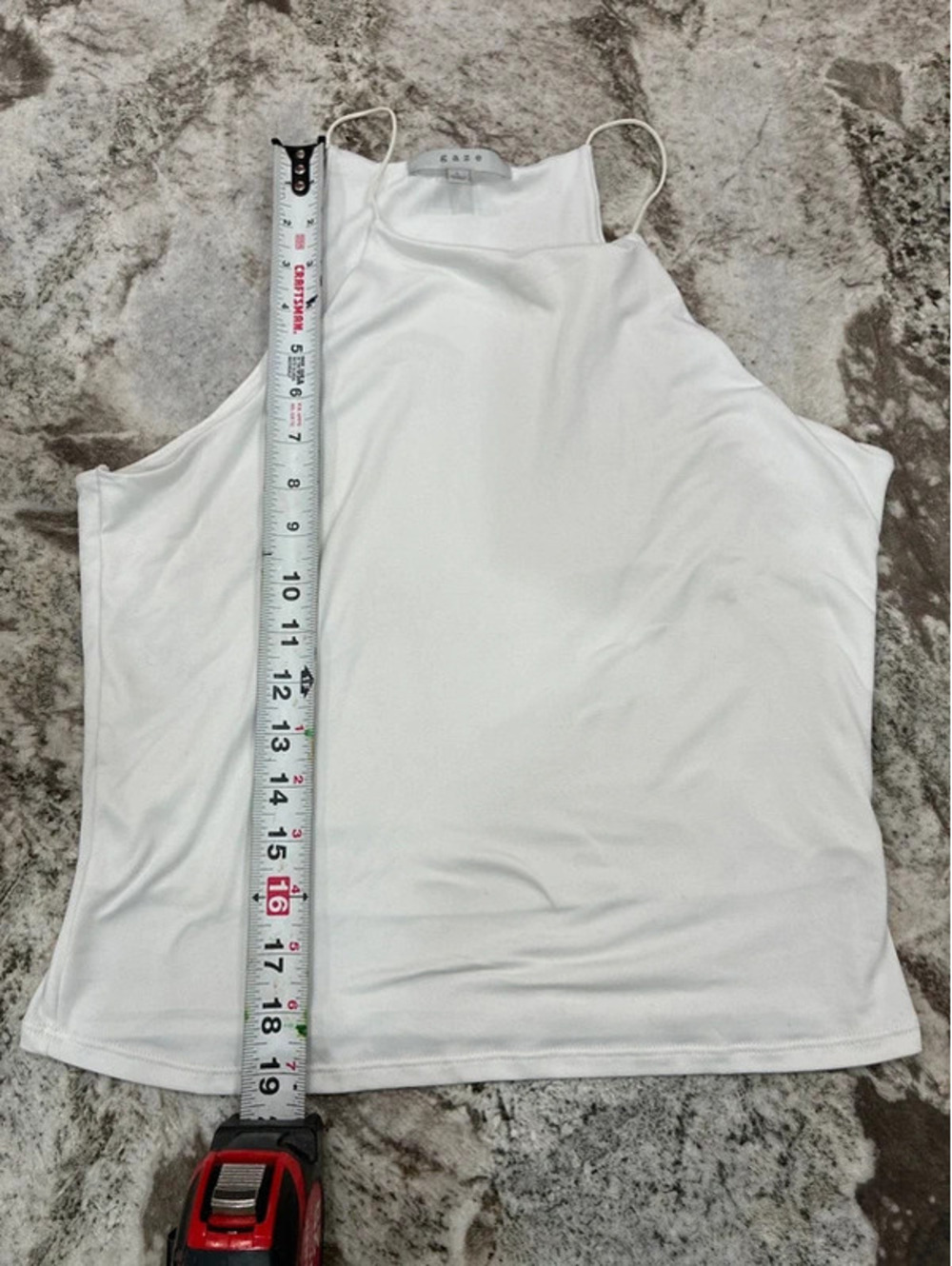 Gaze women’s spaghetti crop top size large